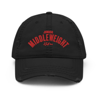 Image 1 of Junior Middleweight Distressed Dad Hat. (3 colors)