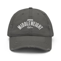 Image 3 of Junior Middleweight Distressed Dad Hat. (3 colors)