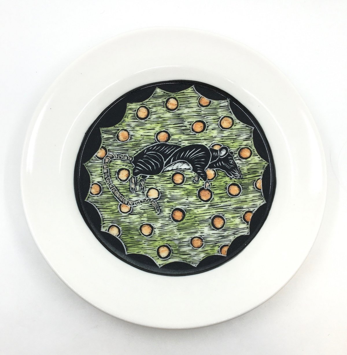 **35% Off** Rat Plate by Rebecca Grant