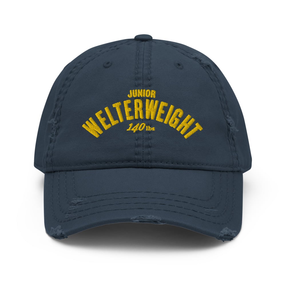 Junior Welterweight Distressed Dad Hat. (3 colors)