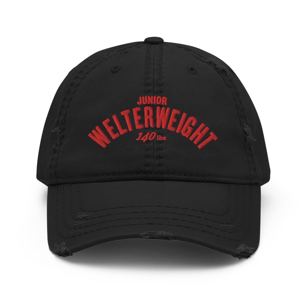 Junior Welterweight Distressed Dad Hat. (3 colors)