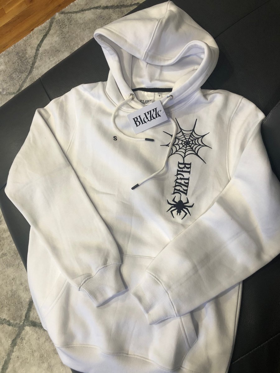Spider hoodie (white) | Blizz