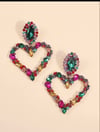 Heart Rainbow Earrings