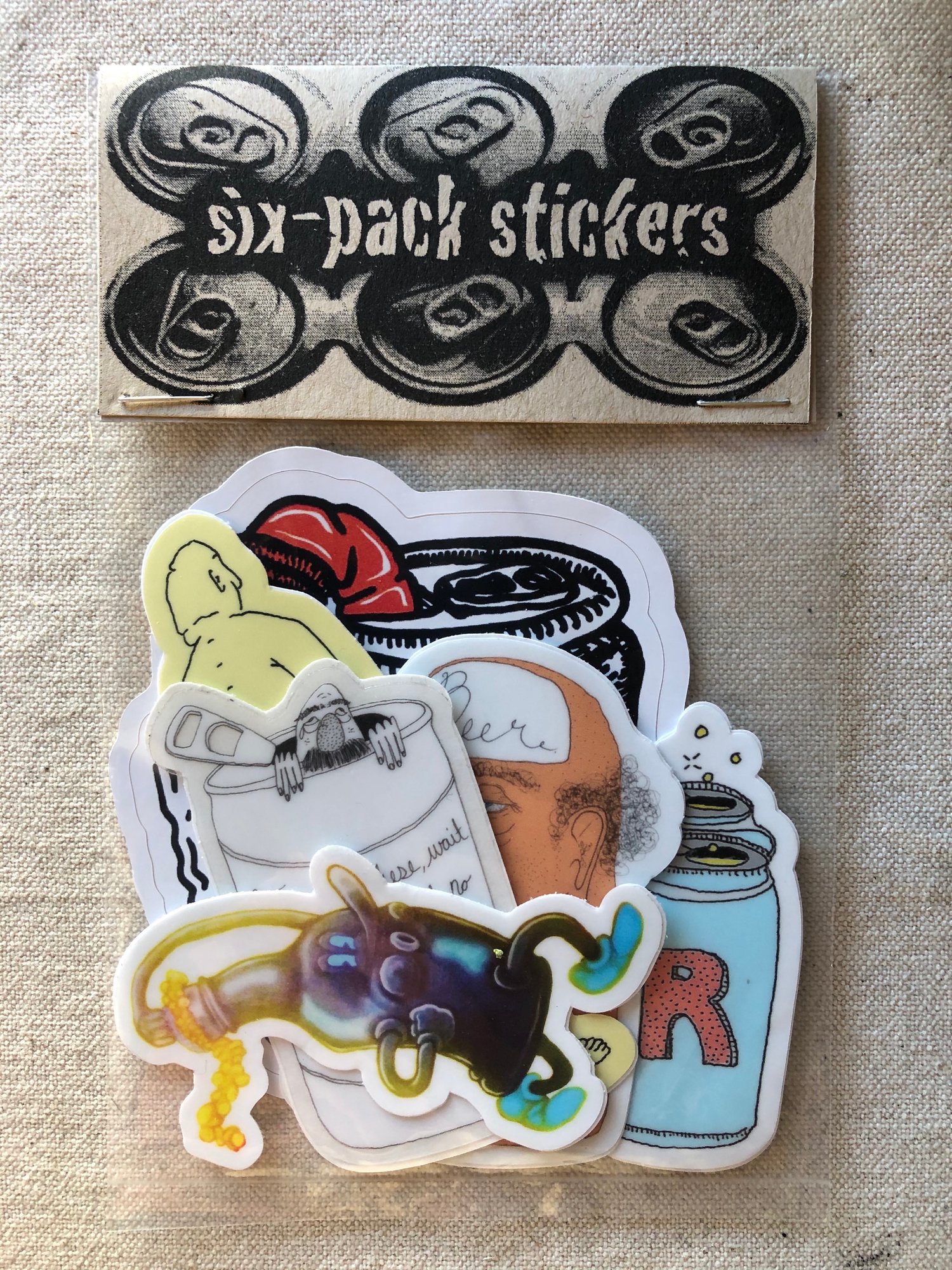 Image of Six-Pack Stickers