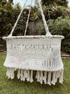 Boho Macrame Baby Nursery Bassinet Hanging Chair