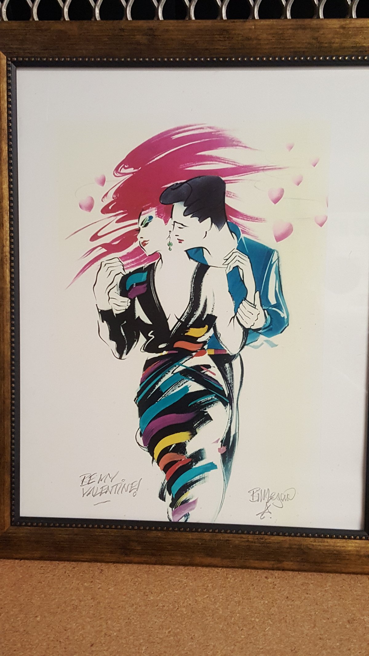 Image of Be My Valentine print (Signed, dedicated, & numbered Limited edition)