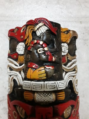 Image of Mexican Mayan Mask   14 inch