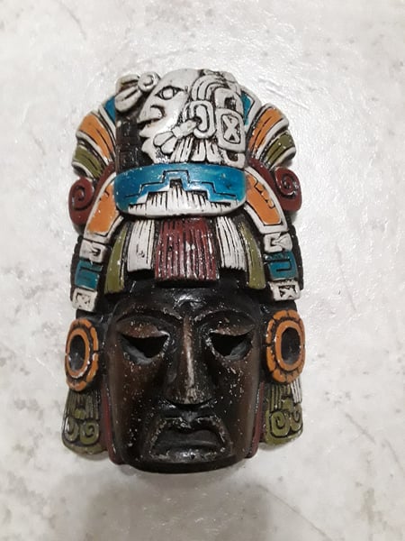 Image of Mexican Mayan Mask 7 inch