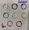 NOSE RiNGS- pack of 5 