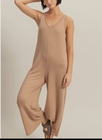 Image 2 of dark taupe romper