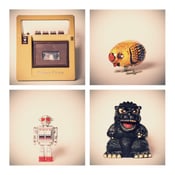 Image of Vintage Toys (9 x 9 inch)