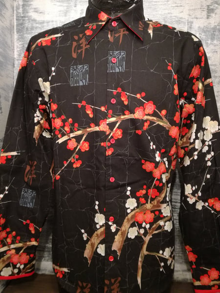 Image of Japanese garden men shirt