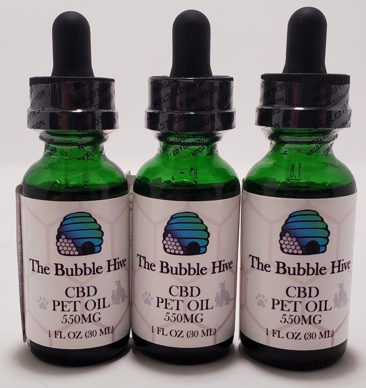 Image of 550 MG CBD Pet Oil Tincture Drops (1oz)