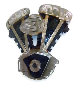Shovel Head Motor Wall Art