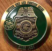 Image 1 of OLD PATROL ~ THE HUNTING OF MAN COMMEMORATIVE COIN