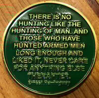 Image 2 of OLD PATROL ~ THE HUNTING OF MAN COMMEMORATIVE COIN