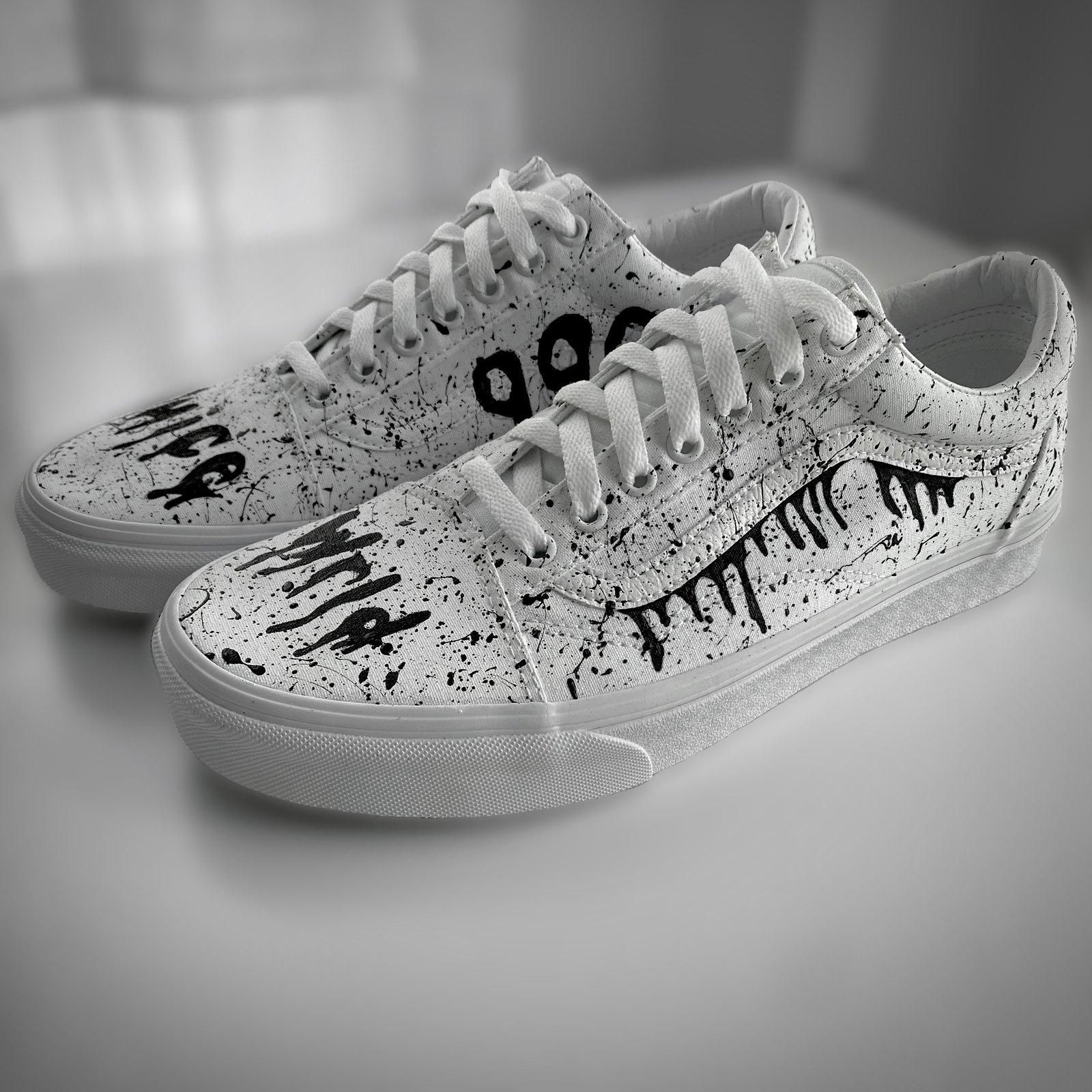 juice wrld custom shoes vans