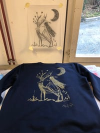 Image 5 of Sweat-shirt Bleu marine *My Forest* 🦌 