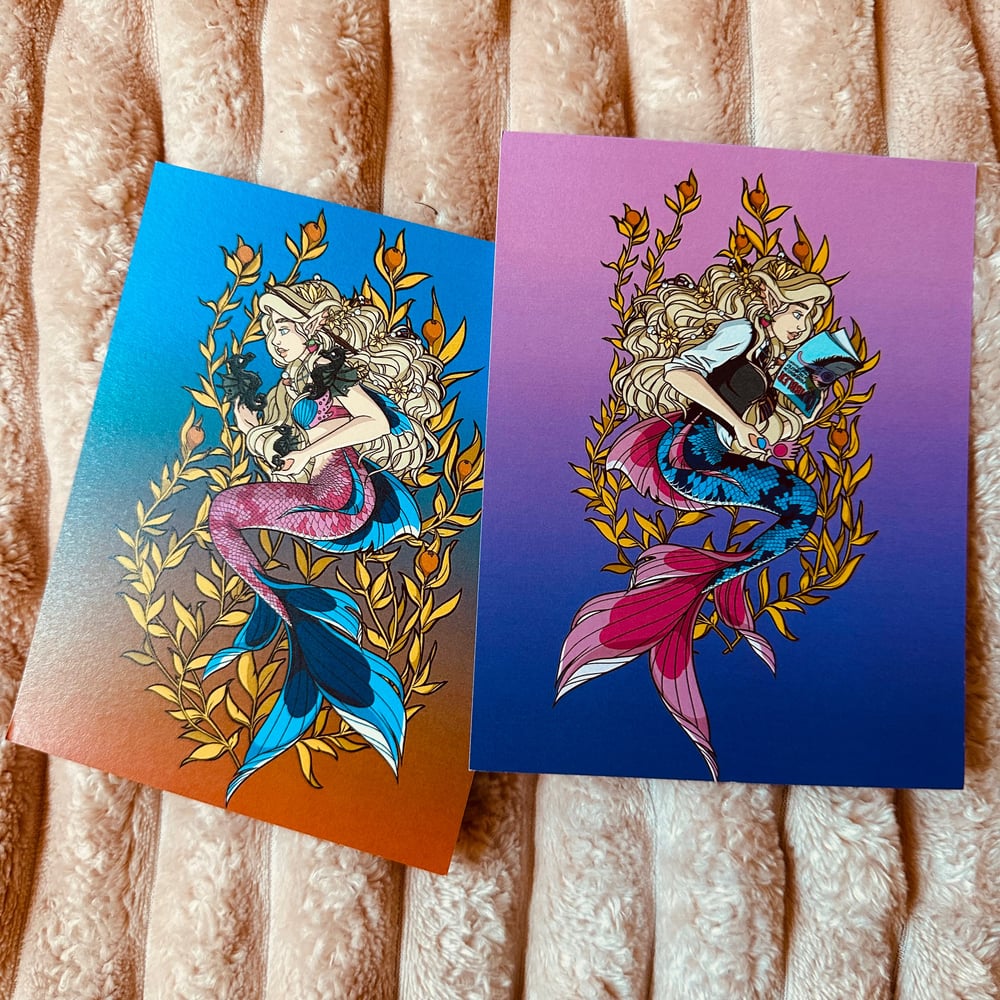 Image of Luna Mermaid Print Set