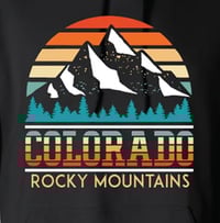 Image 2 of COLORADO ROCKY MOUNTAIN PULL OVER HOODIE 