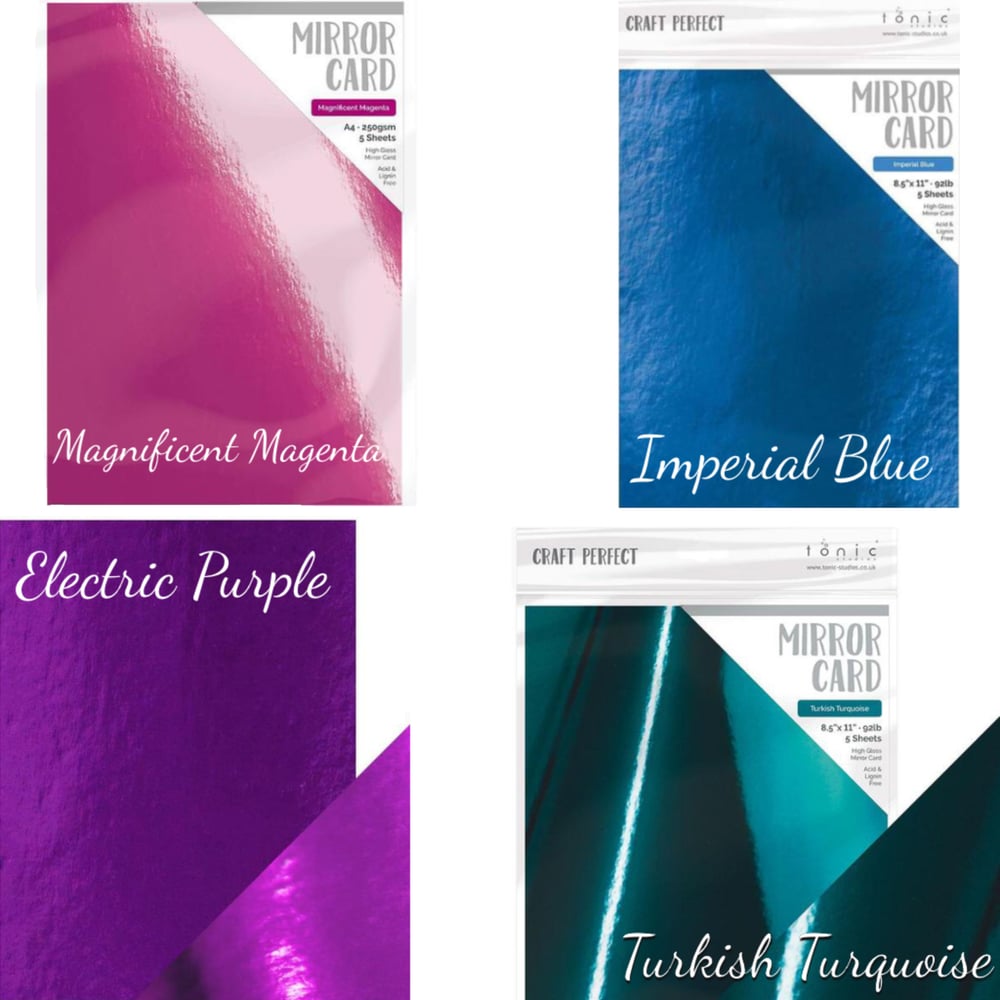 Image of Mirror Cardstock~Jewel Tones