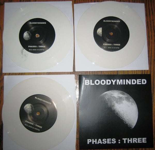 BLOODYMINDED "PHASES : THREE" 3x7-inch Box Set (Rococo Records)