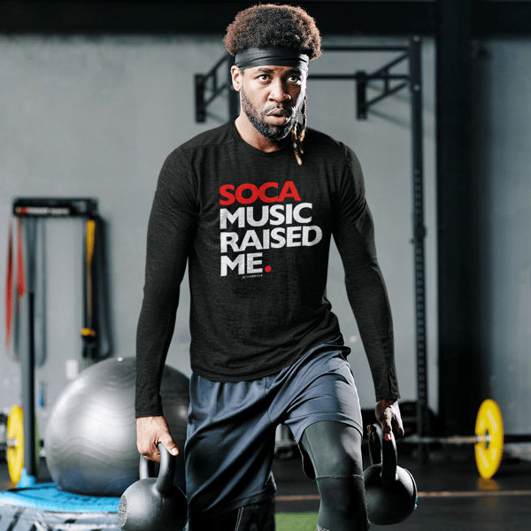 Image of Soca Music Raised Me - Long Sleeve T-Shirt - Unisex