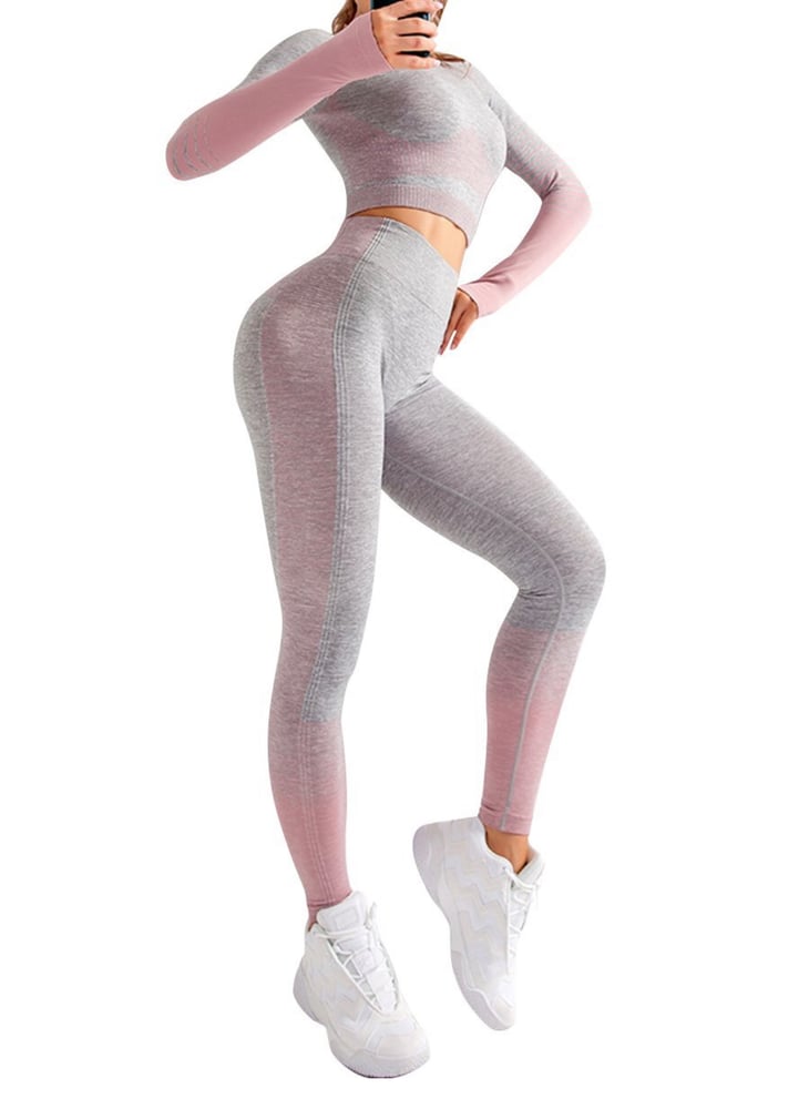 Image of Pink & Gray Sports Set