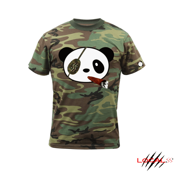 Image of OG BACKWOOD SUPERIOR PANDA T-SHIRT