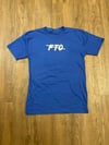 Blue FTO Strikethrough Staple Tee