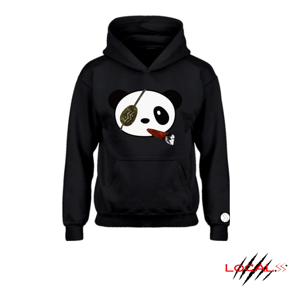 Image of OG BACKWOOD SUPERIOR PANDA HOODIE 