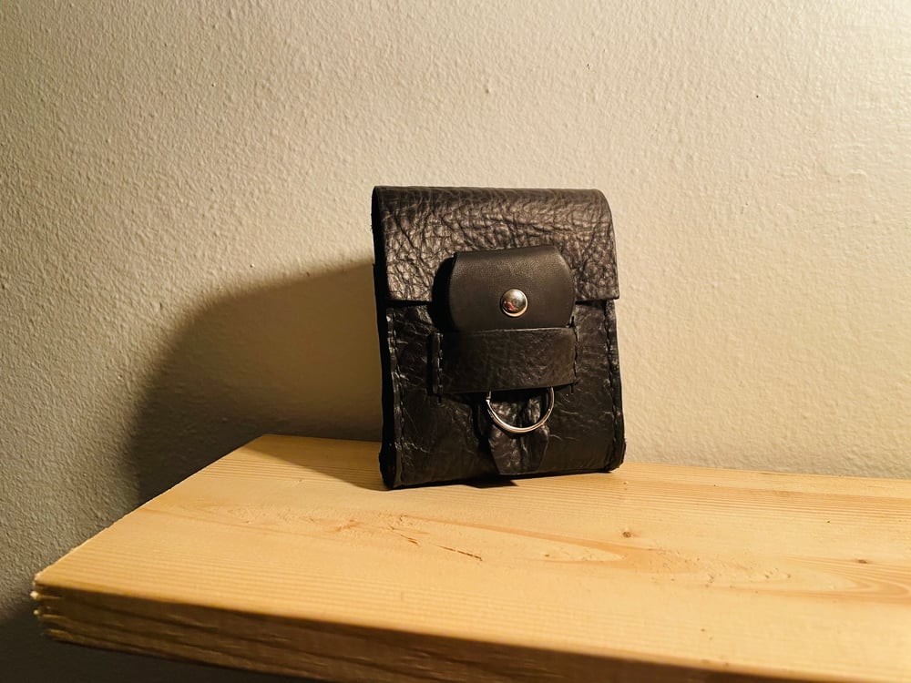 Black Forest Leather Deck Wallet and Coin Case