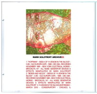Image 3 of B!133 Mark Solotroff "Archive03" CD
