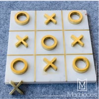 Marble Tic Tac Toe Game