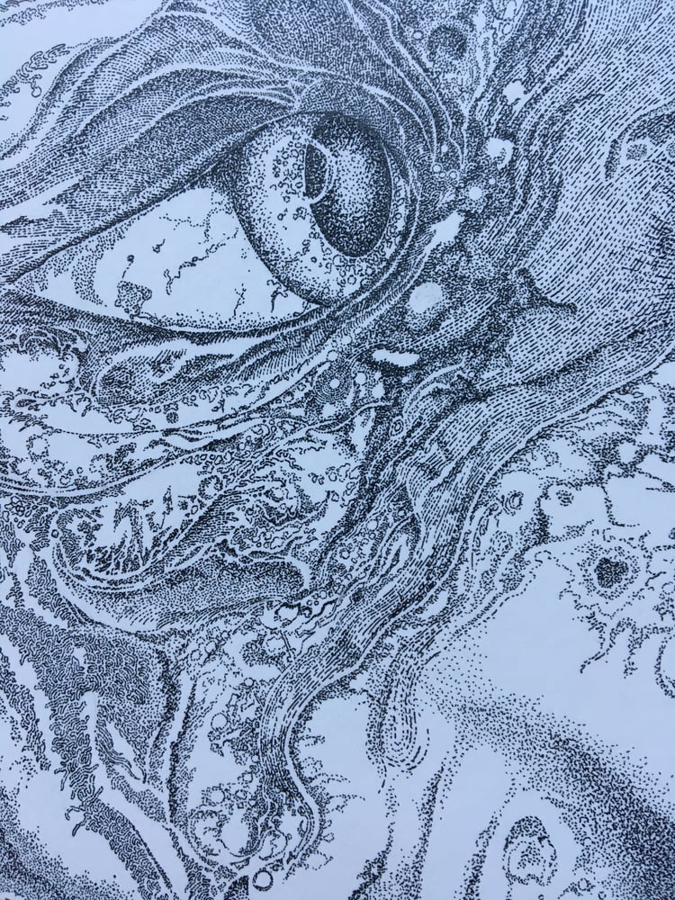 Image of Marshall Allen’s Eye Original Drawing 