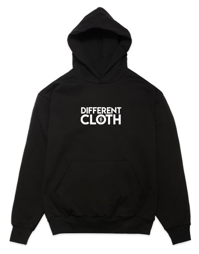 Image of Different Cloth Hoodie - Black