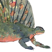 Image 2 of Edaphosaurus print