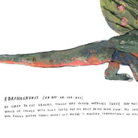 Image 4 of Edaphosaurus print