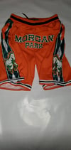 Chicago MORGAN PARK ORANGE MESH BASKETBALL SHORTS 