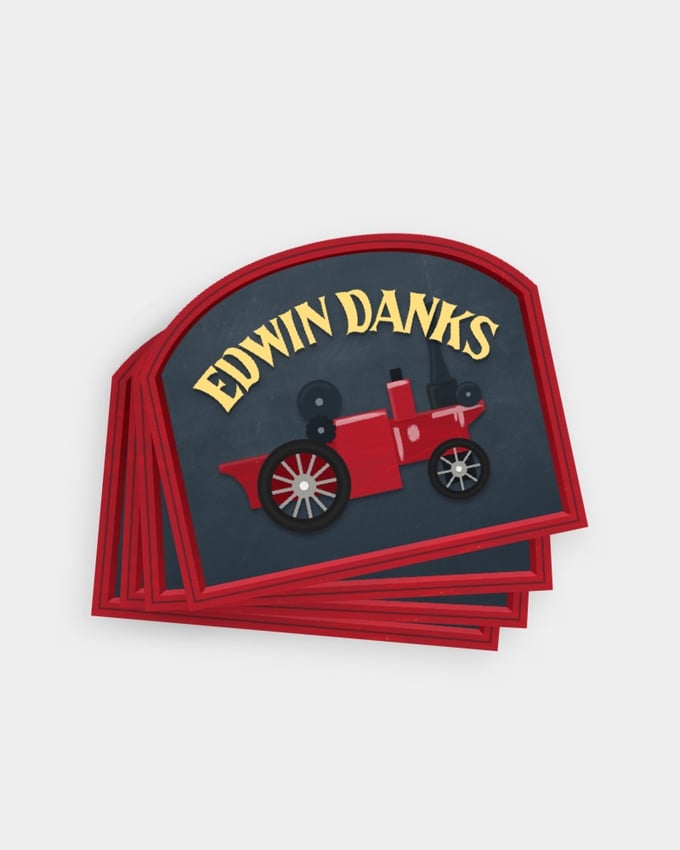 Image of Edwin Danks Sticker pack