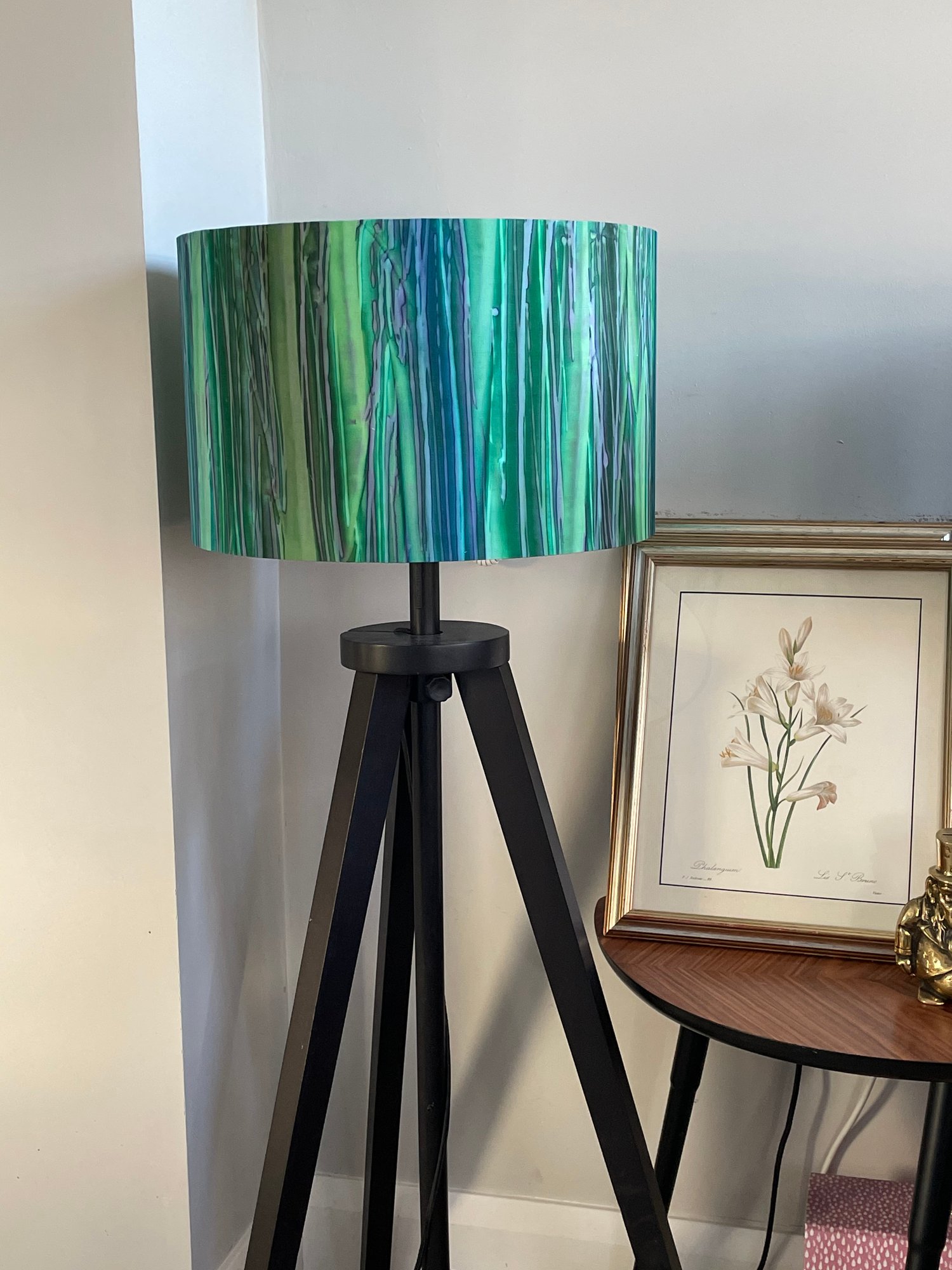 Image of Patina Handpaints Stripes Emerald Shade