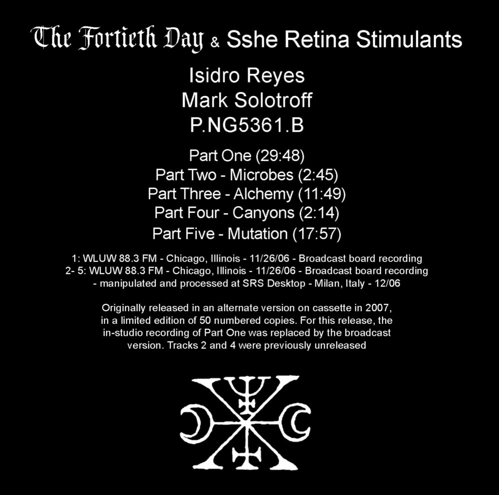 B!142 The Fortieth Day & Sshe Retina Stimulants CD