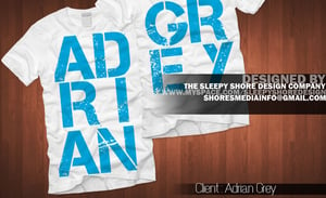 Image of Adrian Grey Front/Back Tee