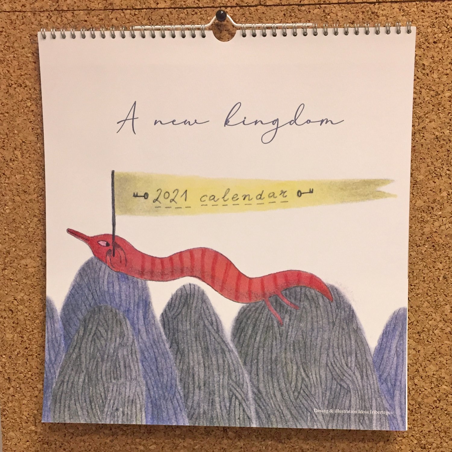 Image of 2020 CALENDAR - A NEW KINGDOM- HANG ON THE WALL SIZE