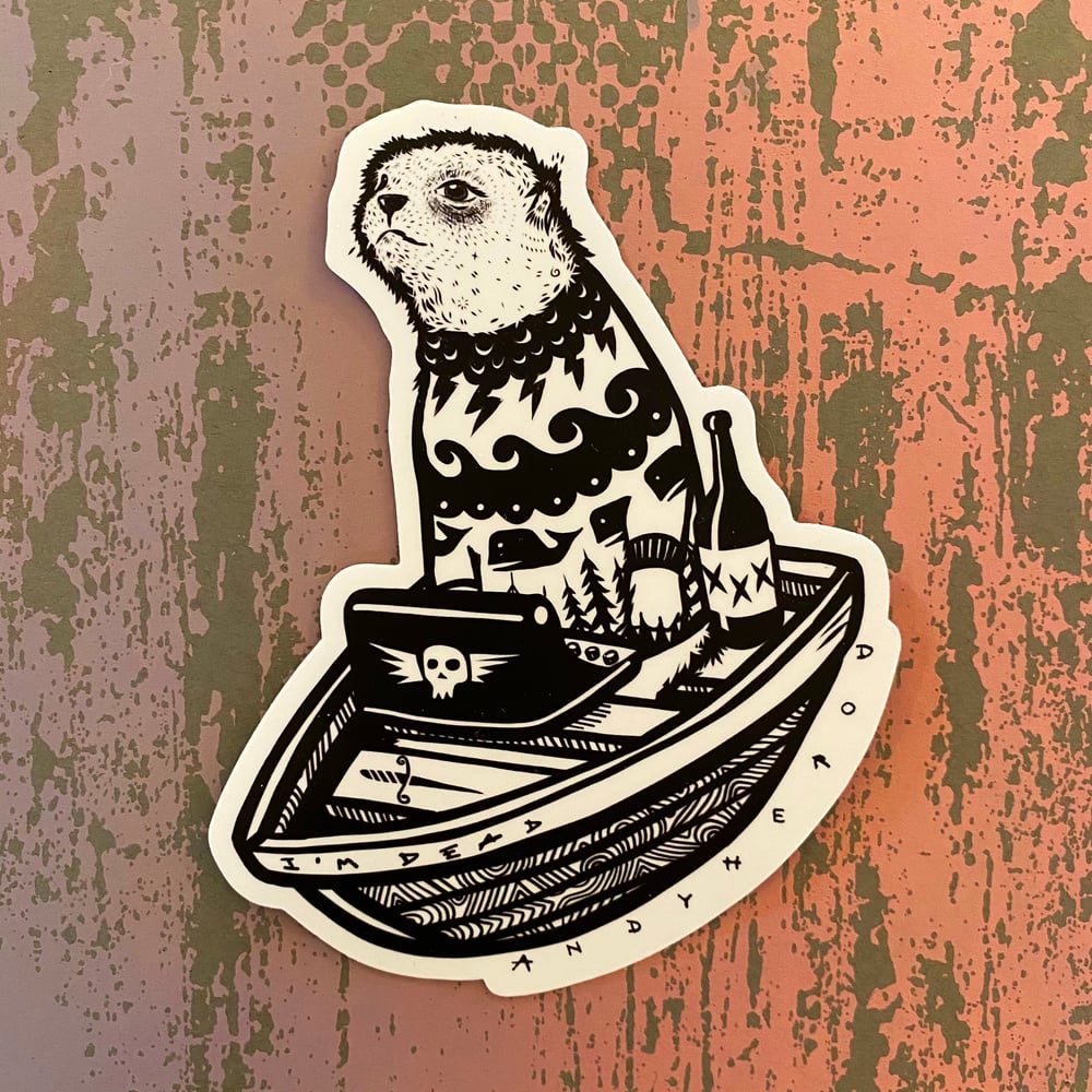 Image of The Writer Vinyl Sticker