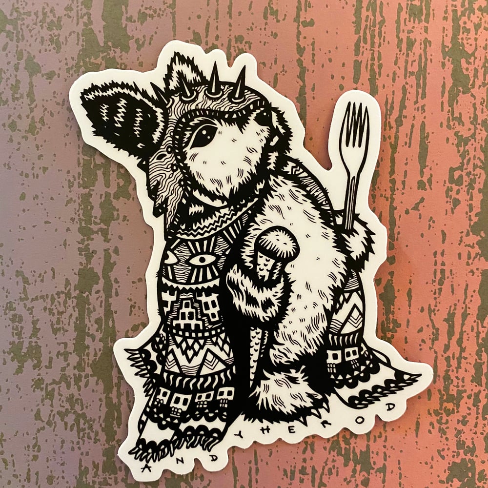 Image of Peckish Assassin Vinyl Sticker