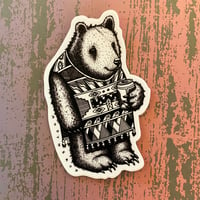 P. Bear Vinyl Sticker