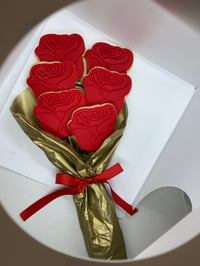 Image 1 of Edible Cookie rose bouquet 