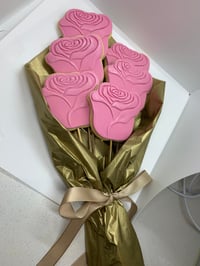 Image 2 of Edible Cookie rose bouquet 