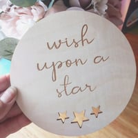 Image 2 of WISH UPON A STAR PLAQUE